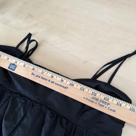 Wilfred Aritizia Black Smocked Maxi Dress - Light Weight Adjustable Straps - - Picture 4 of 6